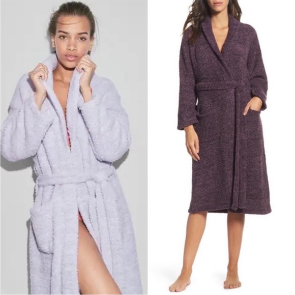 Barefoot Dreams CozyChic Robe Purple size S/M (1) - Picture 1 of 15